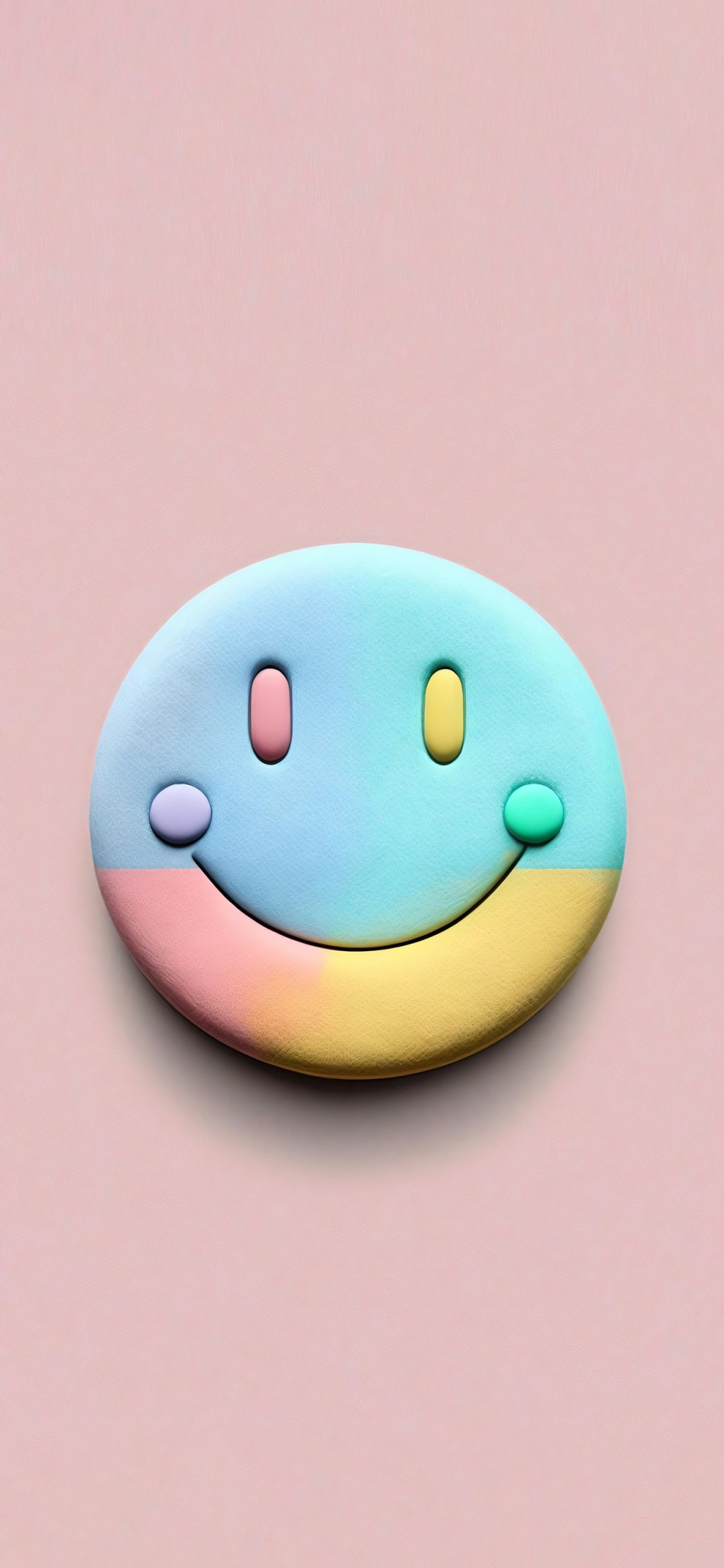 创意3D立体可爱emoji微笑表情包手机壁纸