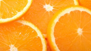 甜美水果柑橘橙子唯美高清桌面壁纸
