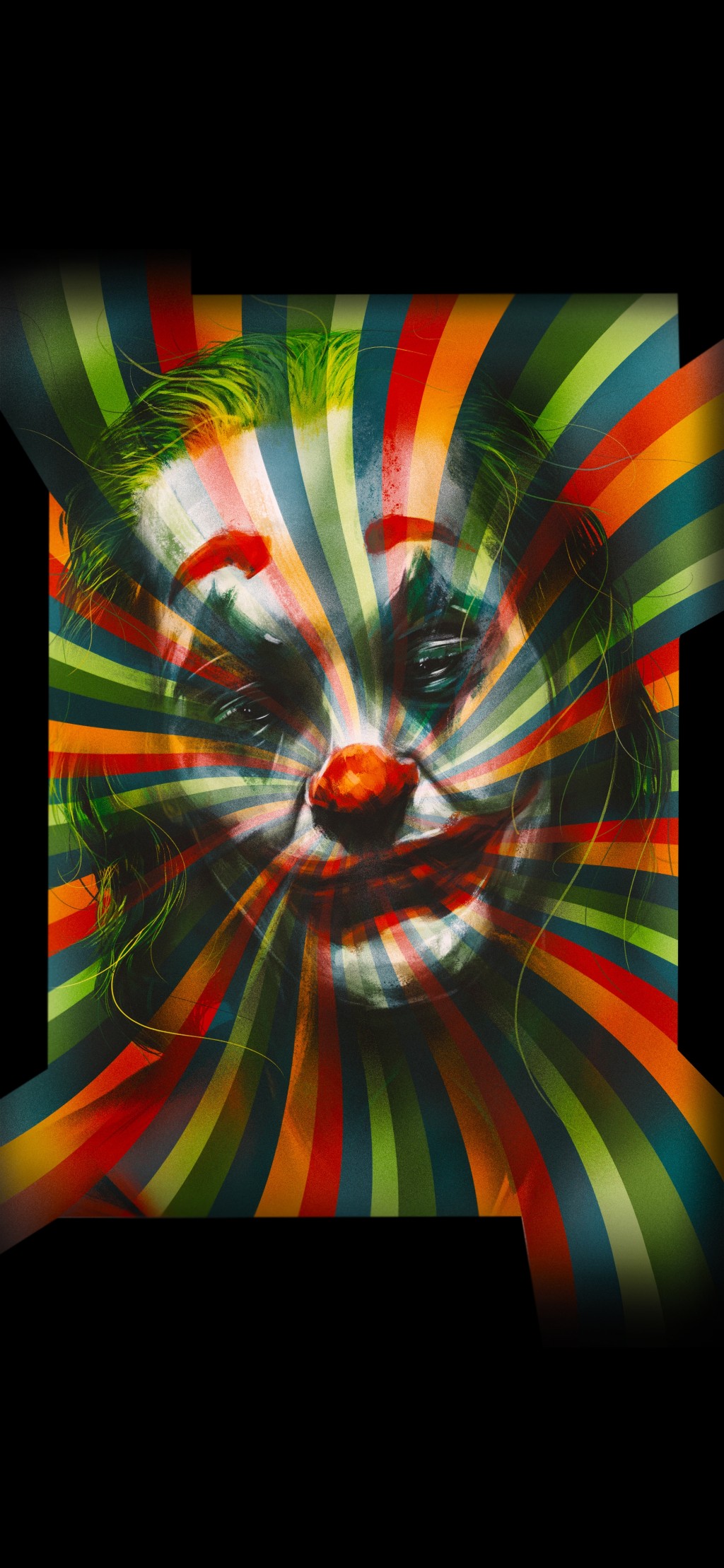 电影小丑创意海报手机壁纸
