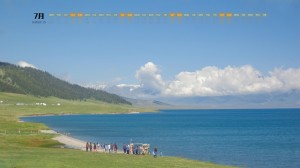 2020年7月赛里木湖自然唯美风光日历