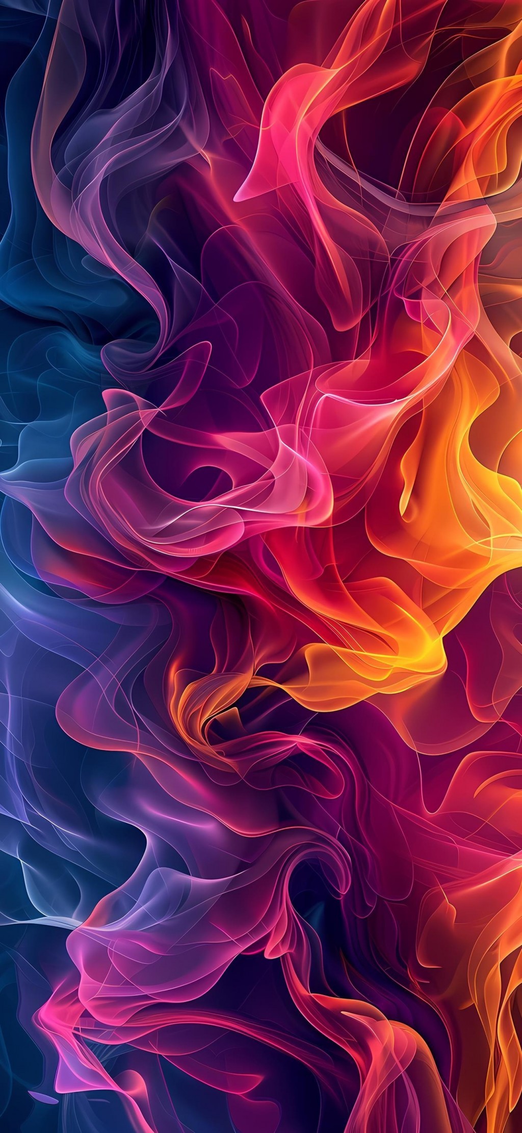 烟雾抽象创意缤纷色彩手机壁纸