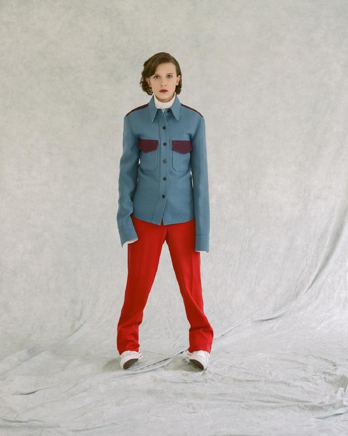 15岁英国女演员米莉·博比·布朗优雅气质写真