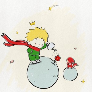 小王子系列可爱手绘插画卡通头像图片