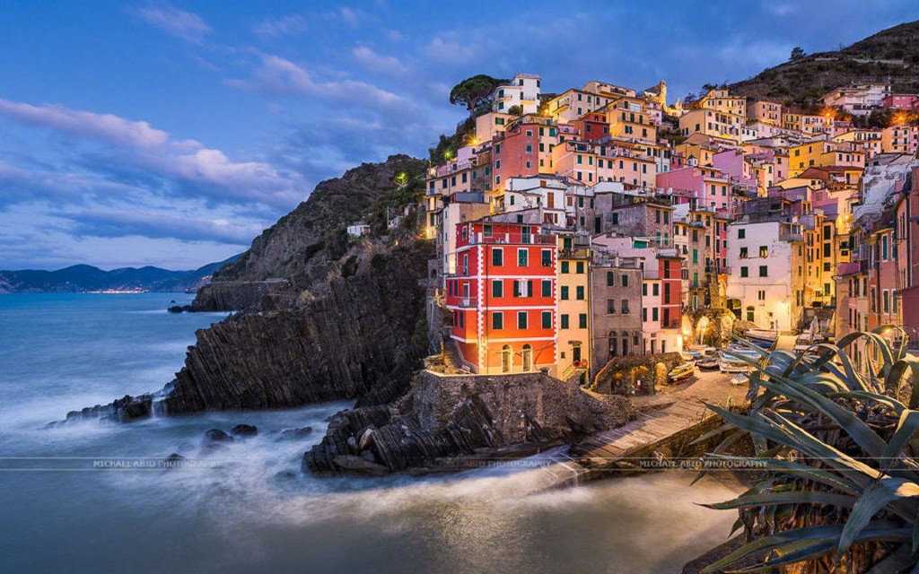 意大利五渔村秀美风景桌面壁纸