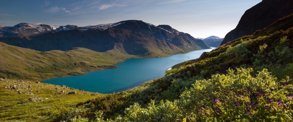 挪威besseggen山水风景壁纸