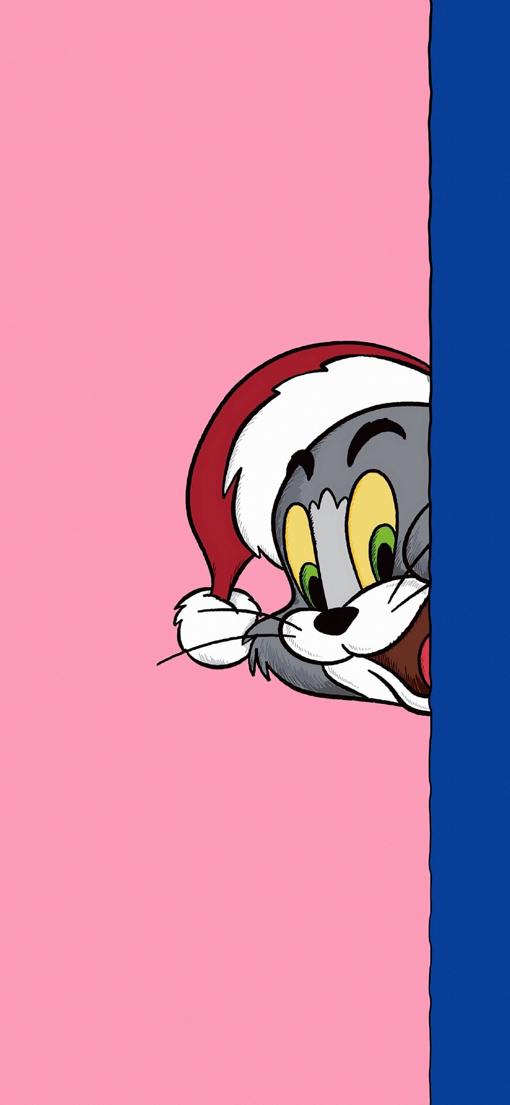 瑞幸猫和老鼠圣诞节可爱卡通手机壁纸