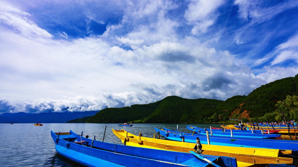 超美泸沽湖旅游风景摄影