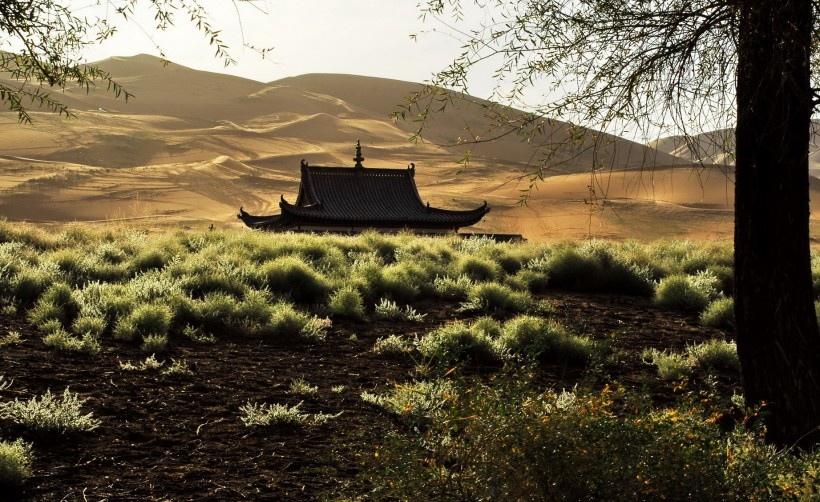 内蒙古巴丹吉林沙漠风景写真图片