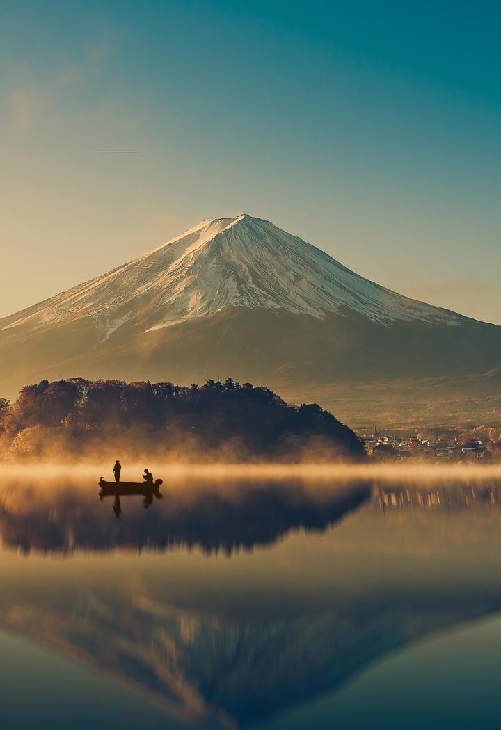 高清唯美浪漫日本富士山风景图片