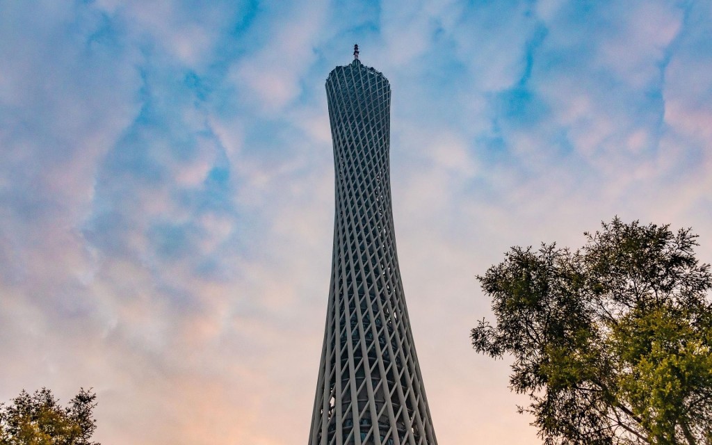 广州塔标志性历史建筑风光美景