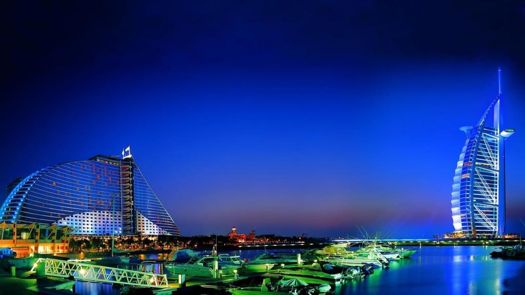 迪拜帆船酒店风景壁纸图片