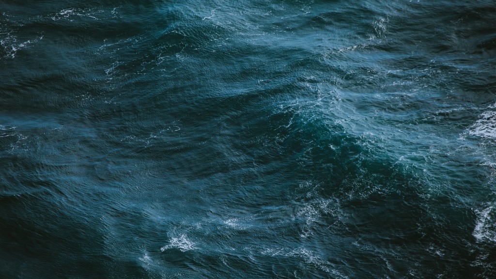 波光粼粼宏伟广阔的大海