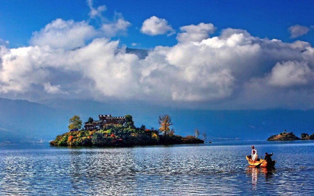 泸沽湖梦幻风景图片宽屏壁纸