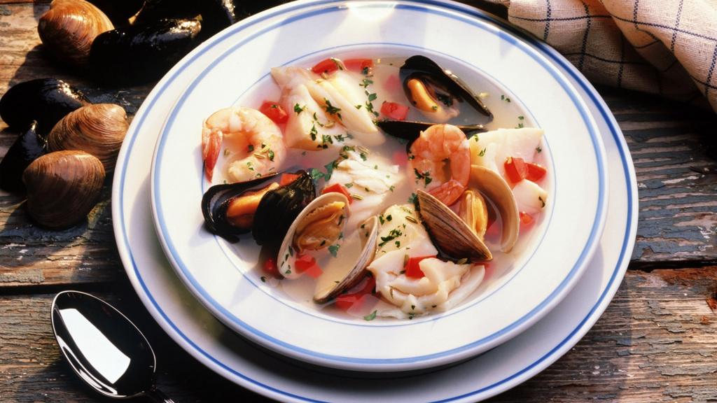 美味海鲜贻贝制作的美食俗称淡菜