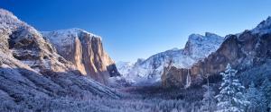 优胜美地国家公园冬天风景壁纸