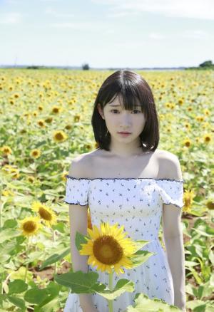向日葵の少女宫本佳林甜美面孔写真图片