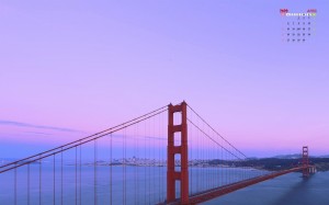 2020年4月旧金山大桥壮丽风光日历写真