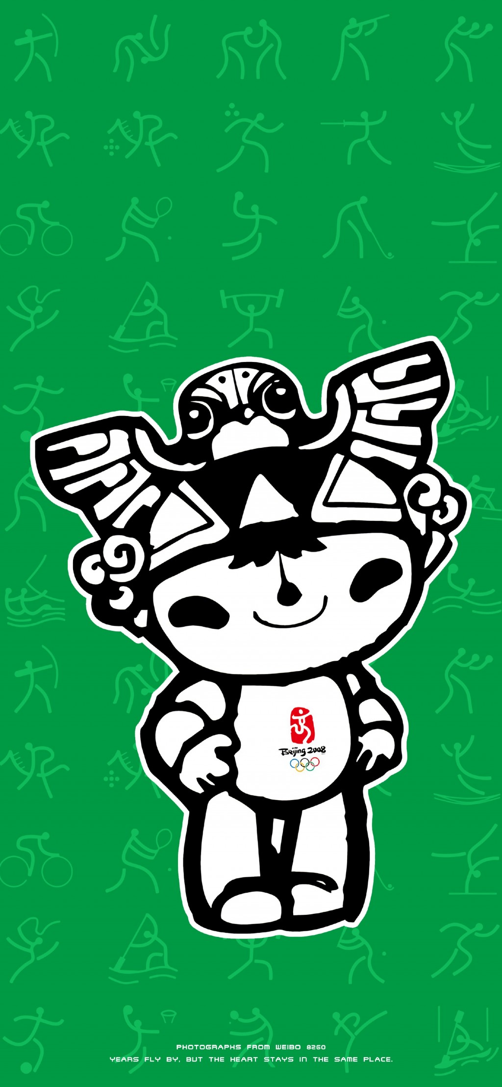 2008年北京奥运会吉祥物福娃手机壁纸
