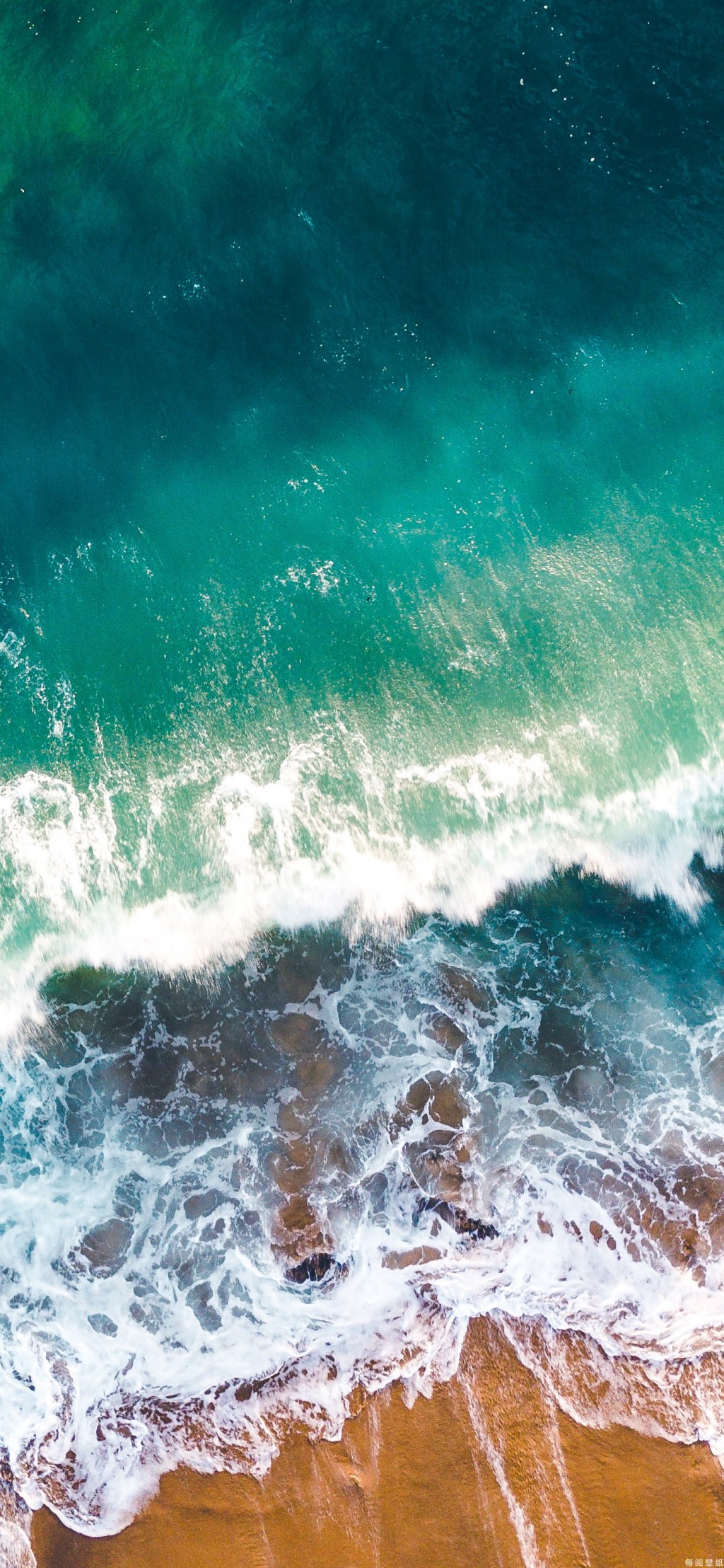 蓝色大海清新唯美自然风景手机壁纸