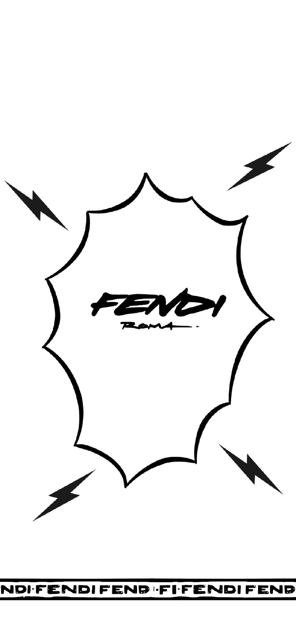 Fendi创意潮流个性高清手机壁纸