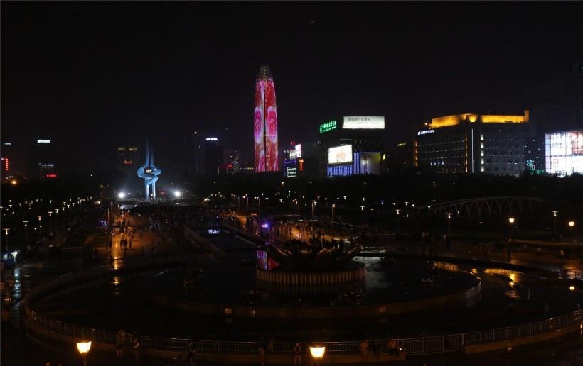山东济南夜景图片