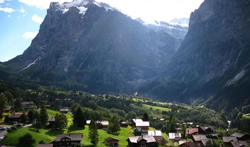 瑞士城市旅游风景图片
