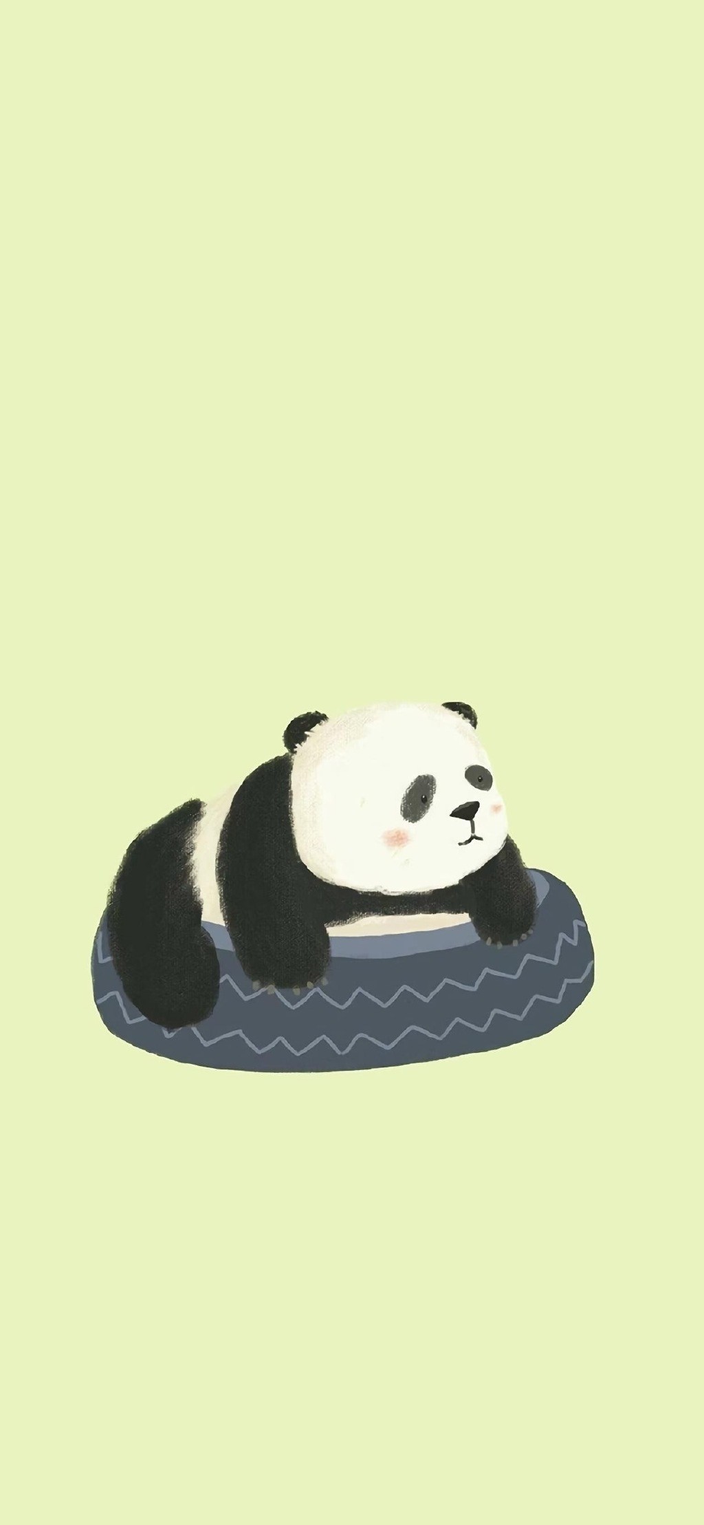 可爱国宝熊猫卡通手绘手机壁纸