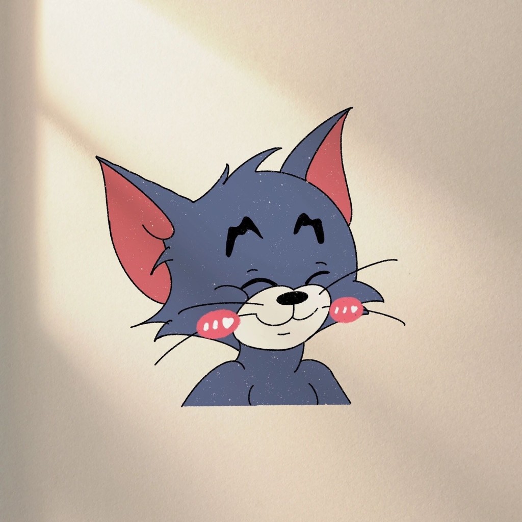 猫和老鼠贼可爱卡通头像图片