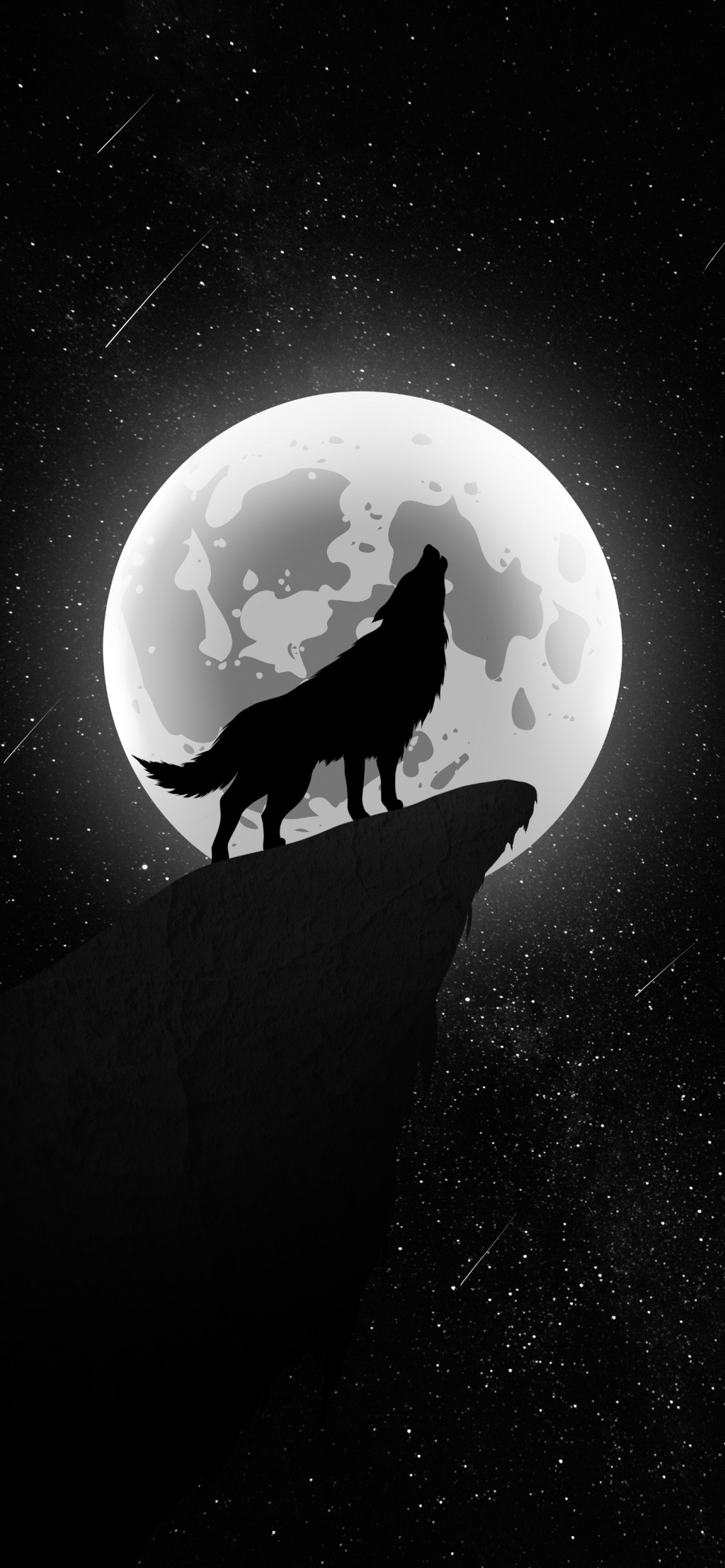 狼系列唯美意境手机壁纸 动物 靓丽图库