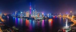 上海外滩夜景上海城市夜景风光全景壁纸