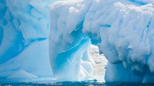 南极冰川壮观风景壁纸