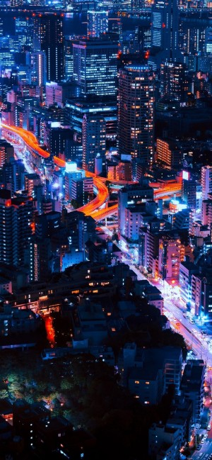 城市建筑夜景随拍高清手机壁纸