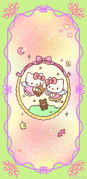 Hello Kitty可爱卡通手机壁纸