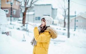 可爱冰雪美人北海道拍写真集