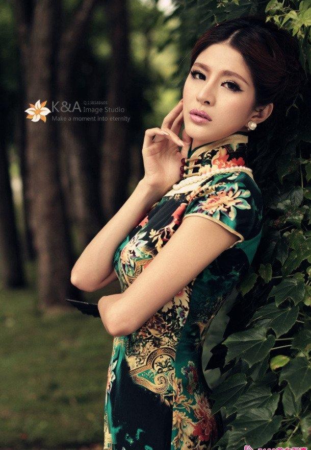 《旗袍中国之美》林筱诺时尚写真图片