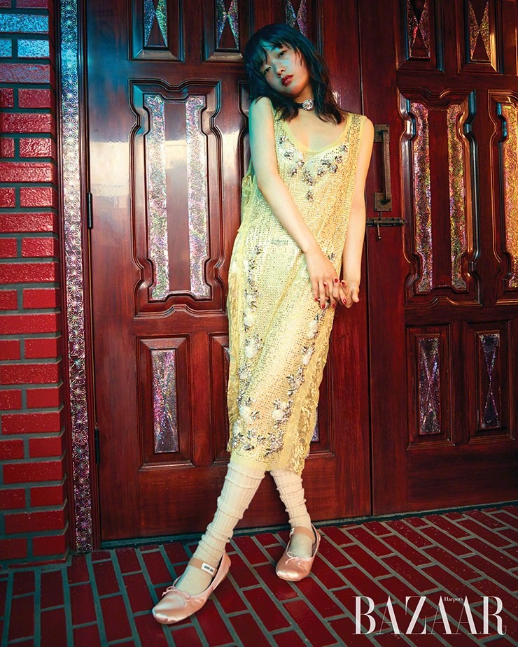 李瑜美个性时尚封面画报图片