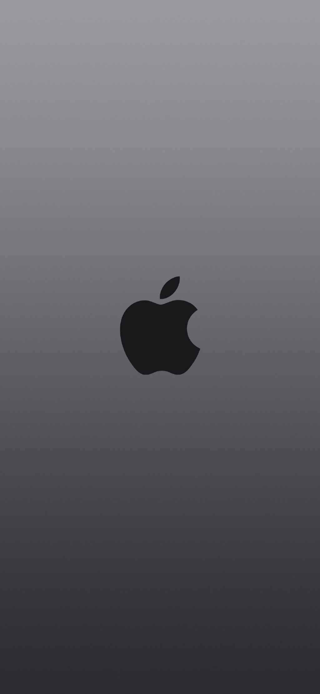Apple Logo全面屏简约纯色手机壁纸