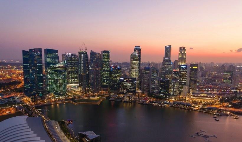 新加坡城市风景写真图片