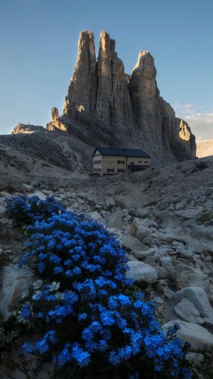 意大利多洛米蒂山风景手机壁纸