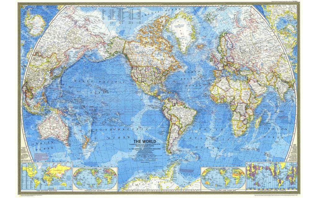 世界地图桌面壁纸