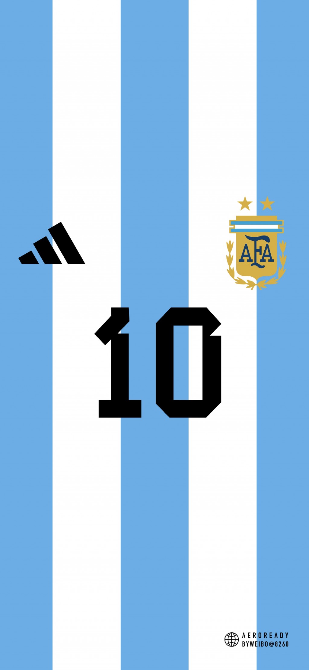 阿根廷·梅西球衣号手机壁纸