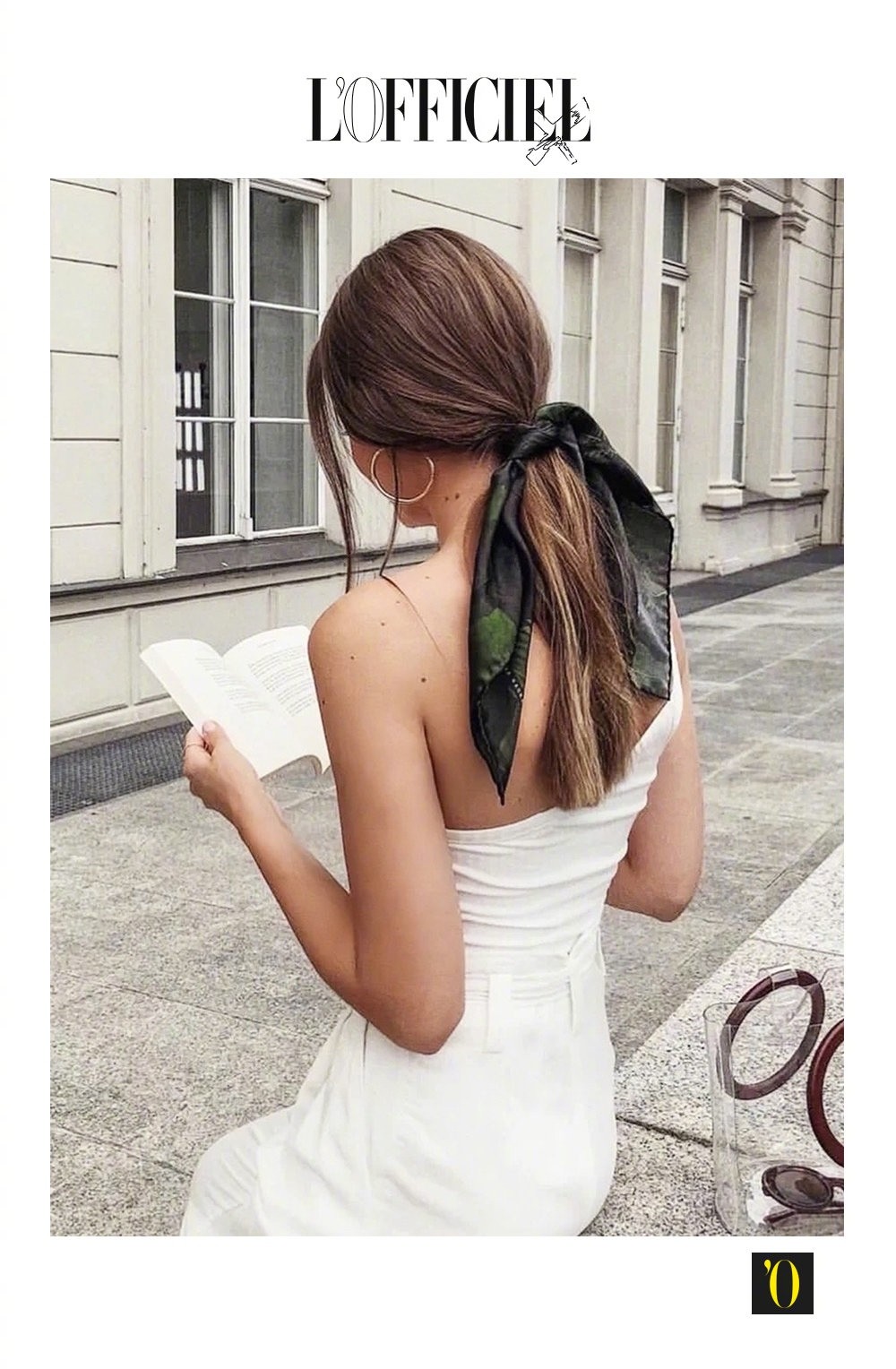 时装美容学#法式丝巾扎发