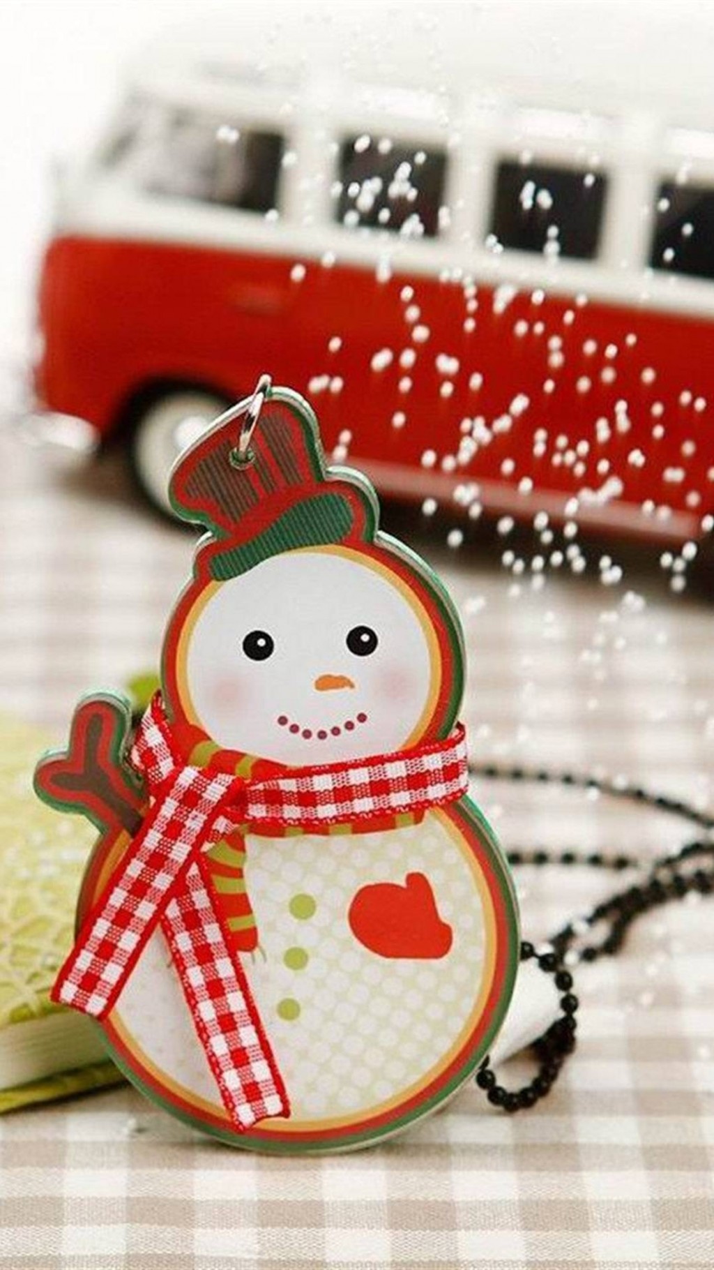 可爱圣诞节雪人壁纸图片