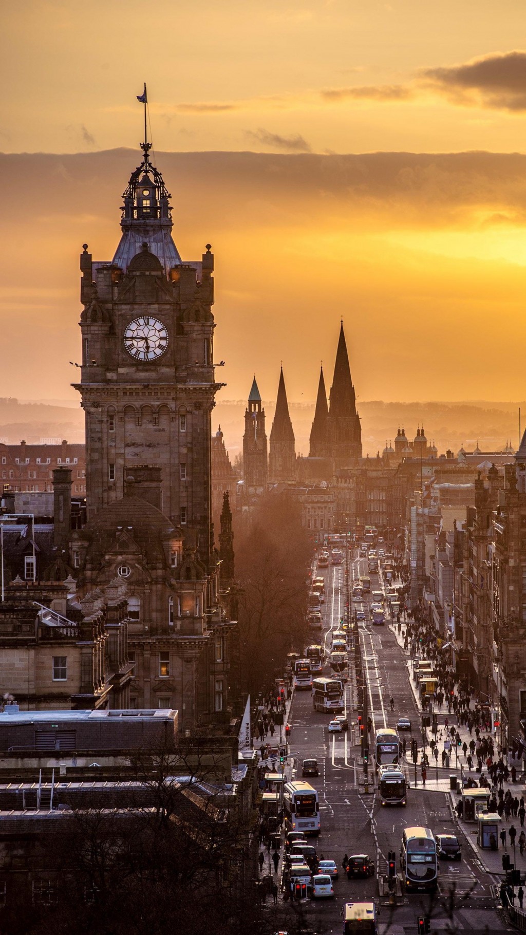 苏格兰爱丁堡城市风景手机壁纸