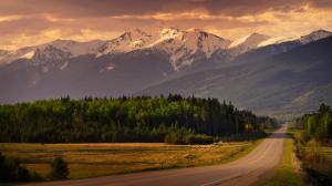 加拿大艾伯塔省的贾斯珀国家公园风景壁纸