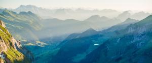 瑞士Rotsteinpass连绵山峰风景壁纸