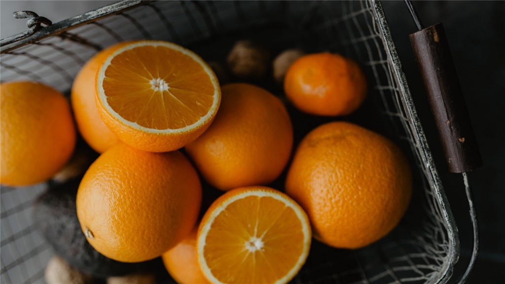 新鲜美味的橙子高清桌面壁纸
