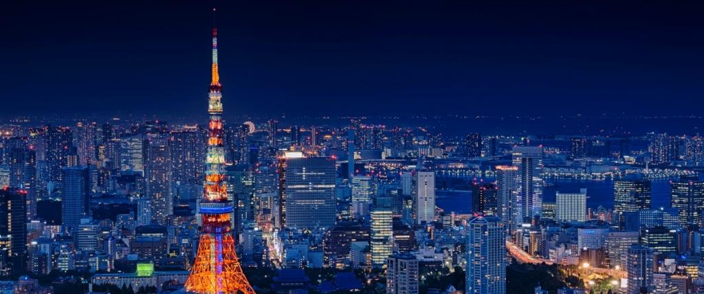 日本东京塔夜景壁纸