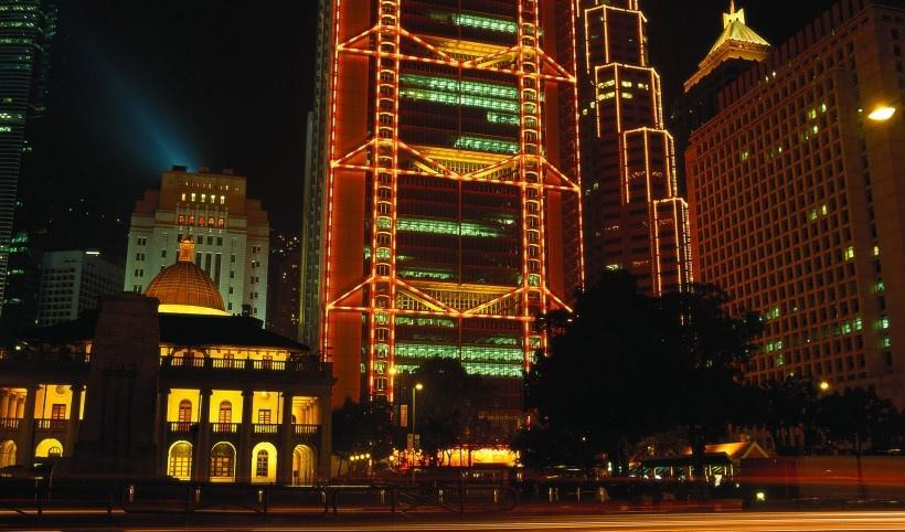 香港美丽夜景写真图片