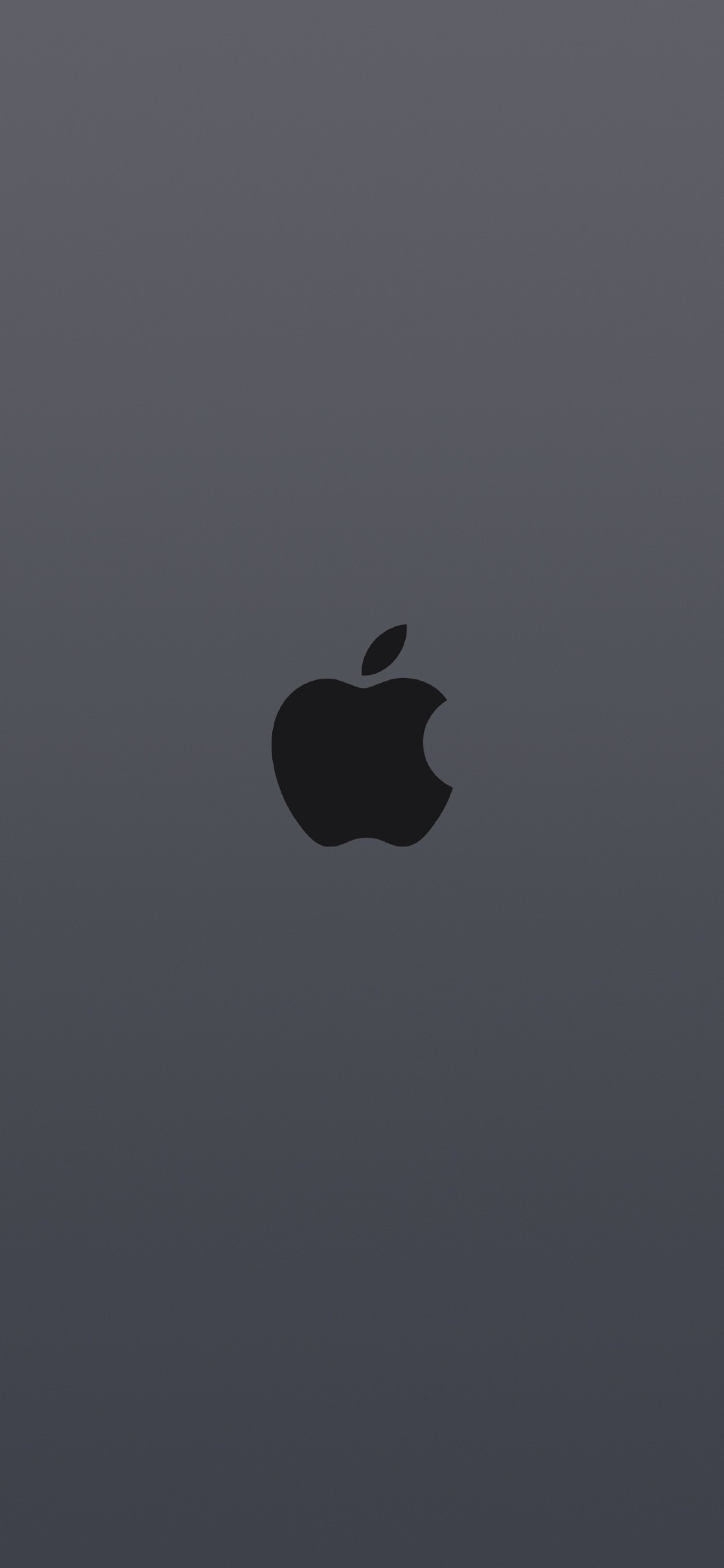 Apple Logo全面屏简约纯色手机壁纸